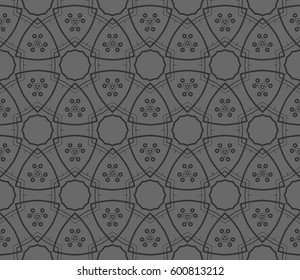 Modern geometric seamless pattern. For design, page fill, wallpaper. Vector illustration