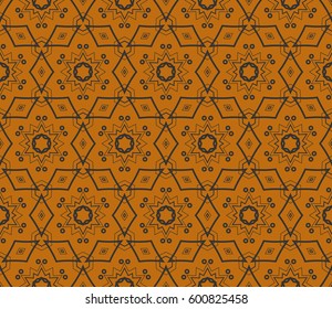 Modern geometric seamless pattern. For design, page fill, wallpaper. Vector illustration