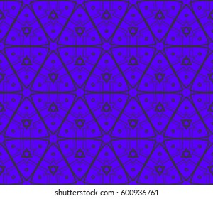 Modern geometric seamless pattern. For design, page fill, wallpaper. Vector illustration
