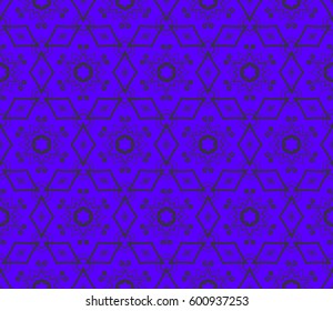 Modern geometric seamless pattern. For design, page fill, wallpaper. Vector illustration