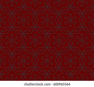 Modern geometric seamless pattern. For design, page fill, wallpaper. Vector illustration
