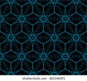 Modern geometric seamless pattern. For design, page fill, wallpaper. Vector illustration