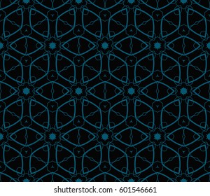 Modern geometric seamless pattern. For design, page fill, wallpaper. Vector illustration
