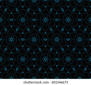 Modern geometric seamless pattern. For design, page fill, wallpaper. Vector illustration