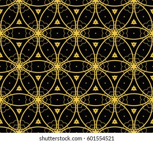Modern geometric seamless pattern. For design, page fill, wallpaper. Vector illustration