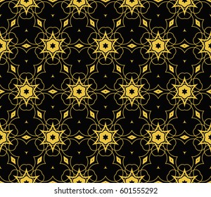 Modern geometric seamless pattern. For design, page fill, wallpaper. Vector illustration