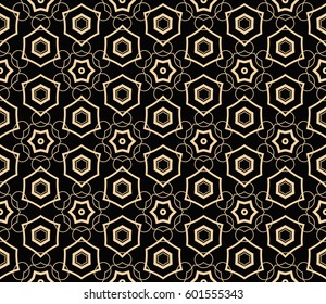 Modern geometric seamless pattern. For design, page fill, wallpaper. Vector illustration