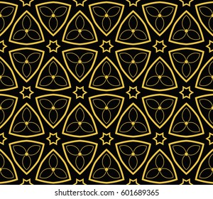 Modern geometric seamless pattern. For design, page fill, wallpaper. Vector illustration
