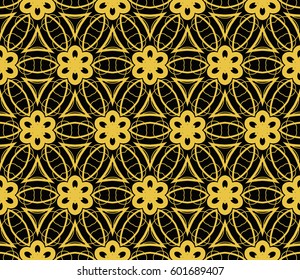 Modern geometric seamless pattern. For design, page fill, wallpaper. Vector illustration