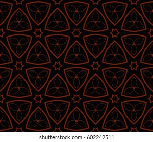 Modern geometric seamless pattern. For design, page fill, wallpaper. Vector illustration