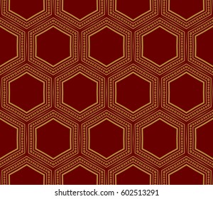 Modern geometric seamless pattern. For design, page fill, wallpaper. Vector illustration