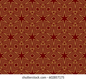 Modern geometric seamless pattern. For design, page fill, wallpaper. Vector illustration