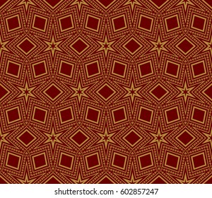 Modern geometric seamless pattern. For design, page fill, wallpaper. Vector illustration