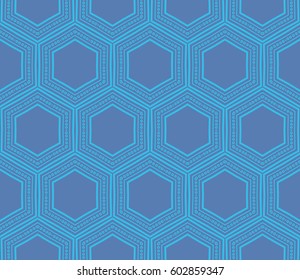 Modern geometric seamless pattern. For design, page fill, wallpaper. Vector illustration
