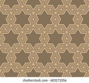 Modern geometric seamless pattern. For design, page fill, wallpaper. Vector illustration