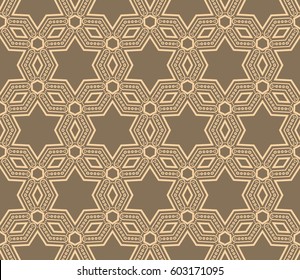 Modern geometric seamless pattern. For design, page fill, wallpaper. Vector illustration