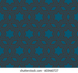 Modern geometric seamless pattern. For design, page fill, wallpaper. Vector illustration