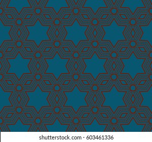 Modern geometric seamless pattern. For design, page fill, wallpaper. Vector illustration