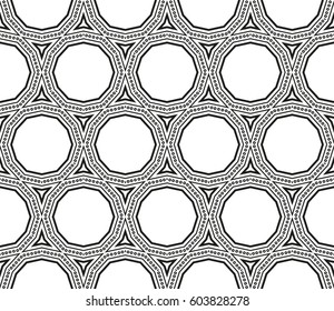 Modern geometric seamless pattern. For design, page fill, wallpaper. Vector illustration