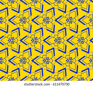 Modern geometric seamless pattern. For design, page fill, wallpaper. Vector illustration