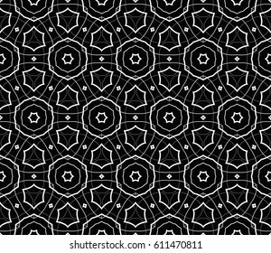 Modern geometric seamless pattern. For design, page fill, wallpaper. Vector illustration