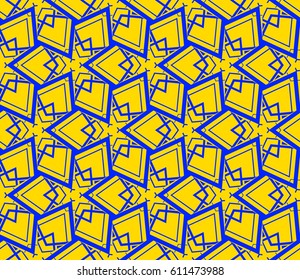 Modern geometric seamless pattern. For design, page fill, wallpaper. Vector illustration