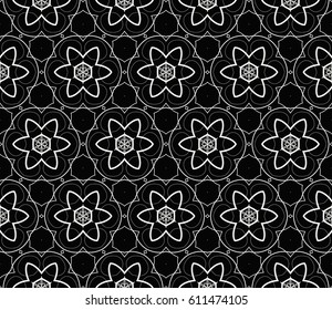 Modern geometric seamless pattern. For design, page fill, wallpaper. Vector illustration