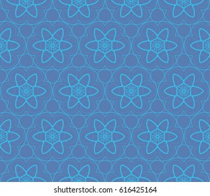 Modern geometric seamless pattern. For design, page fill, wallpaper. Vector illustration
