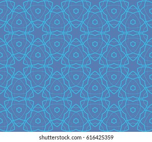 Modern geometric seamless pattern. For design, page fill, wallpaper. Vector illustration