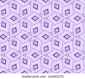 Modern geometric seamless pattern. For design, page fill, wallpaper. Vector illustration