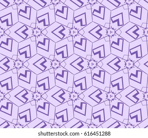 Modern geometric seamless pattern. For design, page fill, wallpaper. Vector illustration