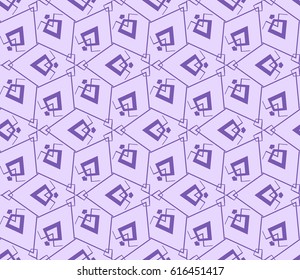 Modern geometric seamless pattern. For design, page fill, wallpaper. Vector illustration