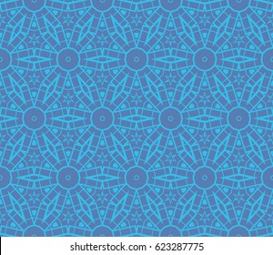 Modern geometric seamless pattern. For design, page fill, wallpaper. Vector illustration