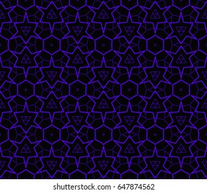 Modern geometric seamless pattern. For design, page fill, wallpaper.Vector illustration