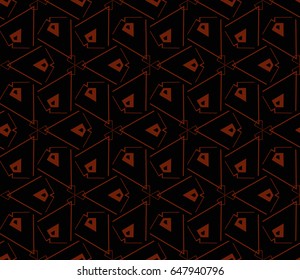 Modern geometric seamless pattern. For design, page fill, wallpaper. Vector illustration