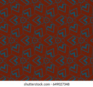 Modern geometric seamless pattern. For design, page fill, wallpaper. Vector illustration