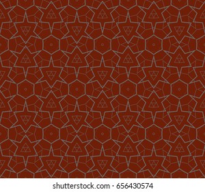 Modern geometric seamless pattern. For design, page fill, wallpaper.Vector illustration