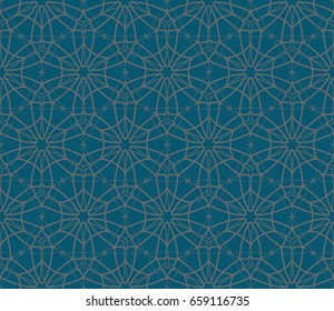 Modern geometric seamless pattern. For design, page fill, wallpaper.Vector illustration