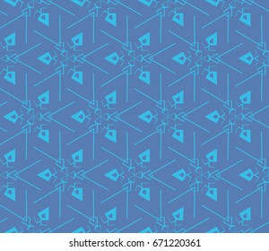Modern geometric seamless pattern. For design, page fill, wallpaper. Vector illustration