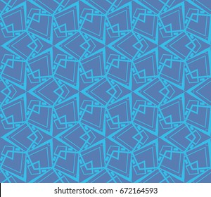 Modern geometric seamless pattern. For design, page fill, wallpaper. Vector illustration