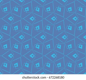 Modern geometric seamless pattern. For design, page fill, wallpaper. Vector illustration