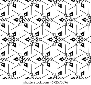 Modern geometric seamless pattern. For design, page fill, wallpaper. Vector illustration