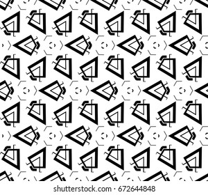 Modern geometric seamless pattern. For design, page fill, wallpaper. Vector illustration