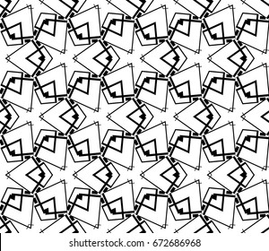 Modern geometric seamless pattern. For design, page fill, wallpaper. Vector illustration