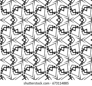 Modern geometric seamless pattern. For design, page fill, wallpaper. Vector illustration