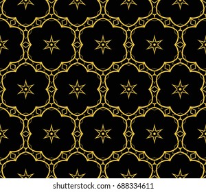 Modern geometric seamless pattern. For design, page fill, wallpaper. Vector illustration