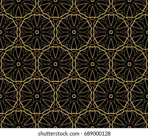Modern geometric seamless pattern. For design, page fill, wallpaper. Vector illustration