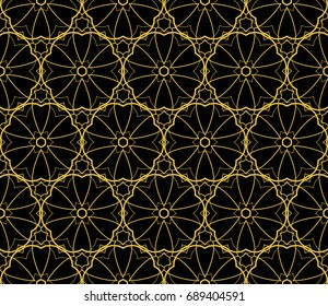 Modern geometric seamless pattern. For design, page fill, wallpaper. Vector illustration