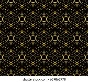 Modern geometric seamless pattern. For design, page fill, wallpaper. Vector illustration
