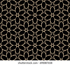 Modern geometric seamless pattern. For design, page fill, wallpaper. Vector illustration